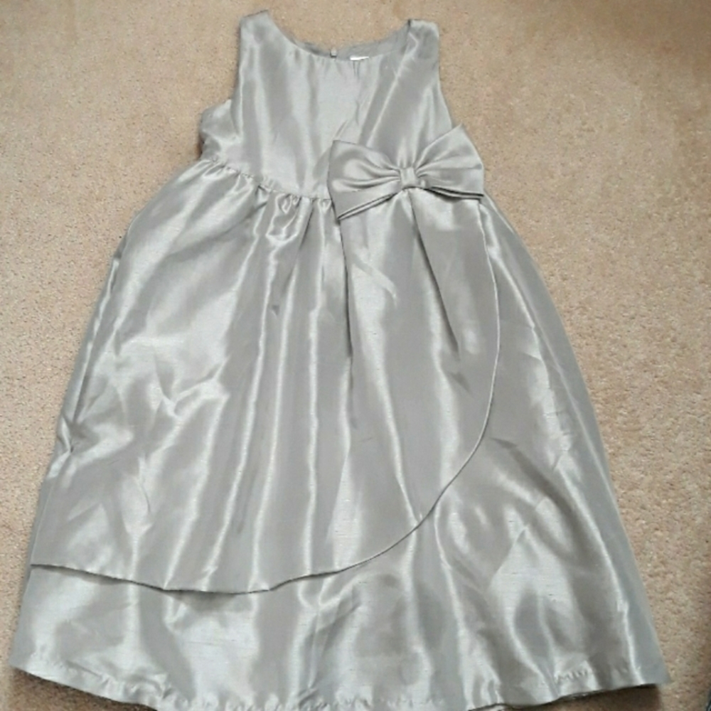 Gymboree Silver Dress Size 10